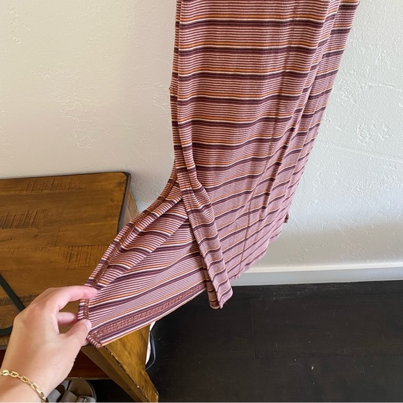 Knot Sisters Striped Halter Maxi Dress - Picture 5 of 7